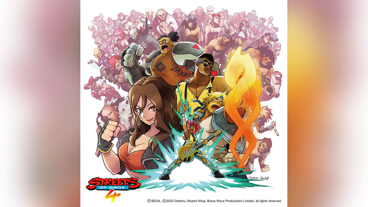 Арт из Streets of Rage 4