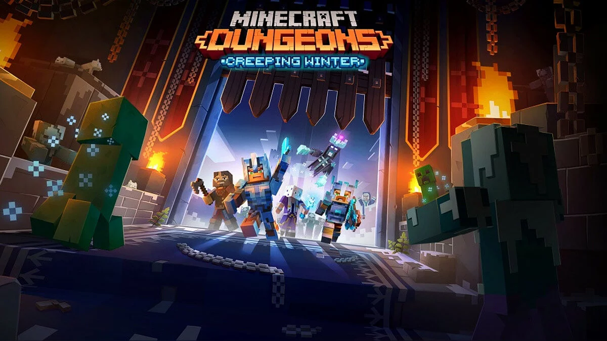 Арт из Minecraft Dungeons