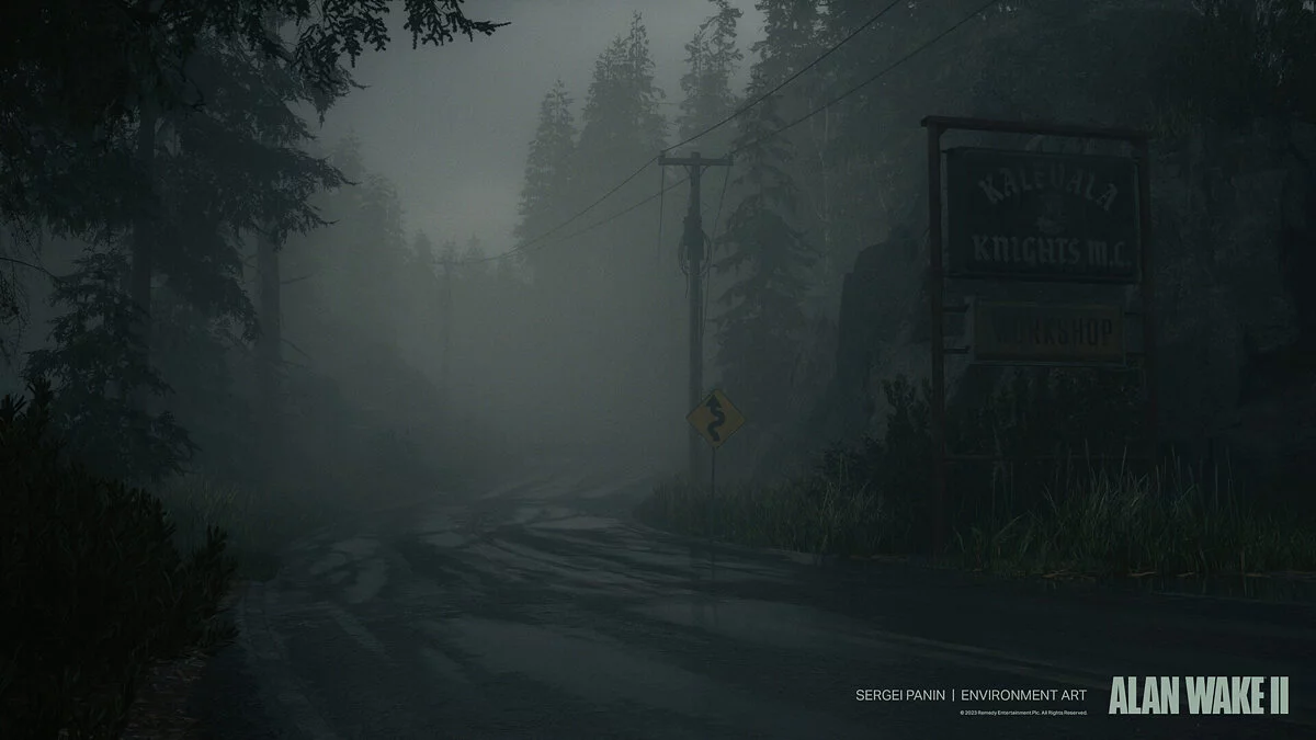 Арт из Alan Wake 2