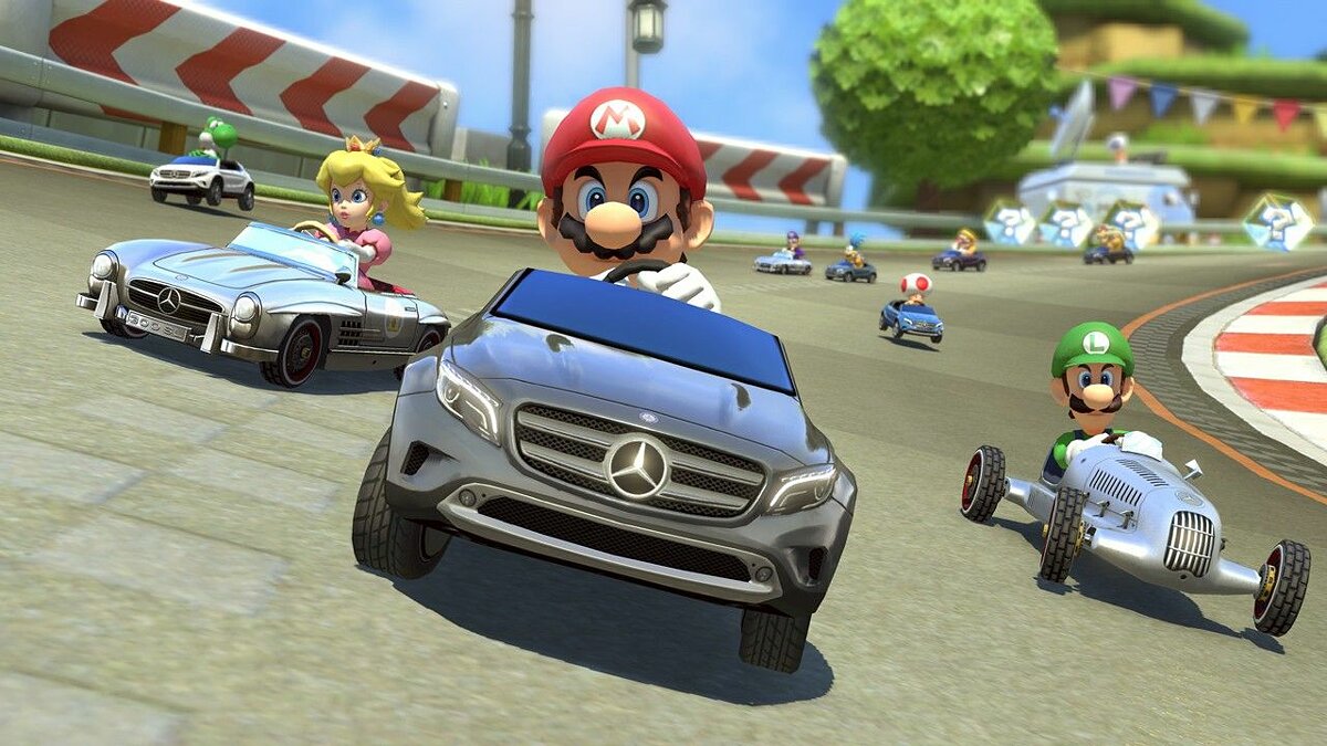 В Mario Kart 8 появятся «мерседесы»