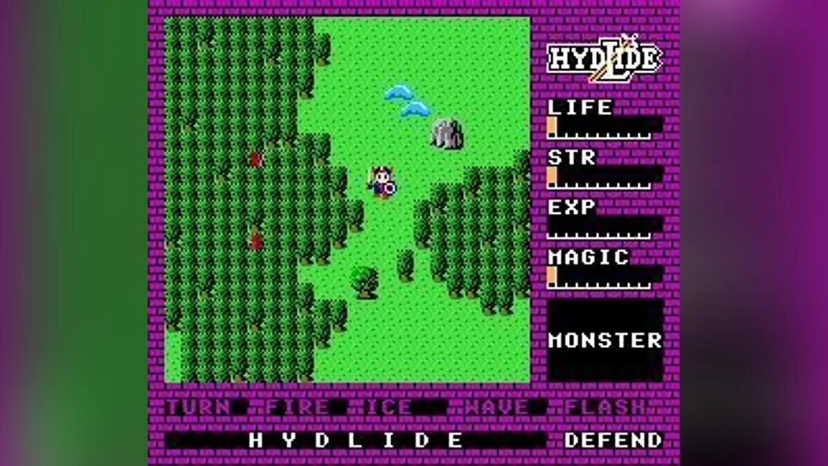 Скриншоты из Hydlide