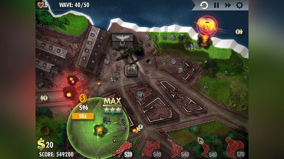 Скриншоты из iBomber Defense