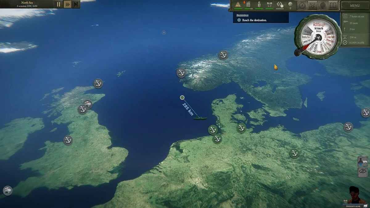 Скриншоты из UBOAT / Картинка 15