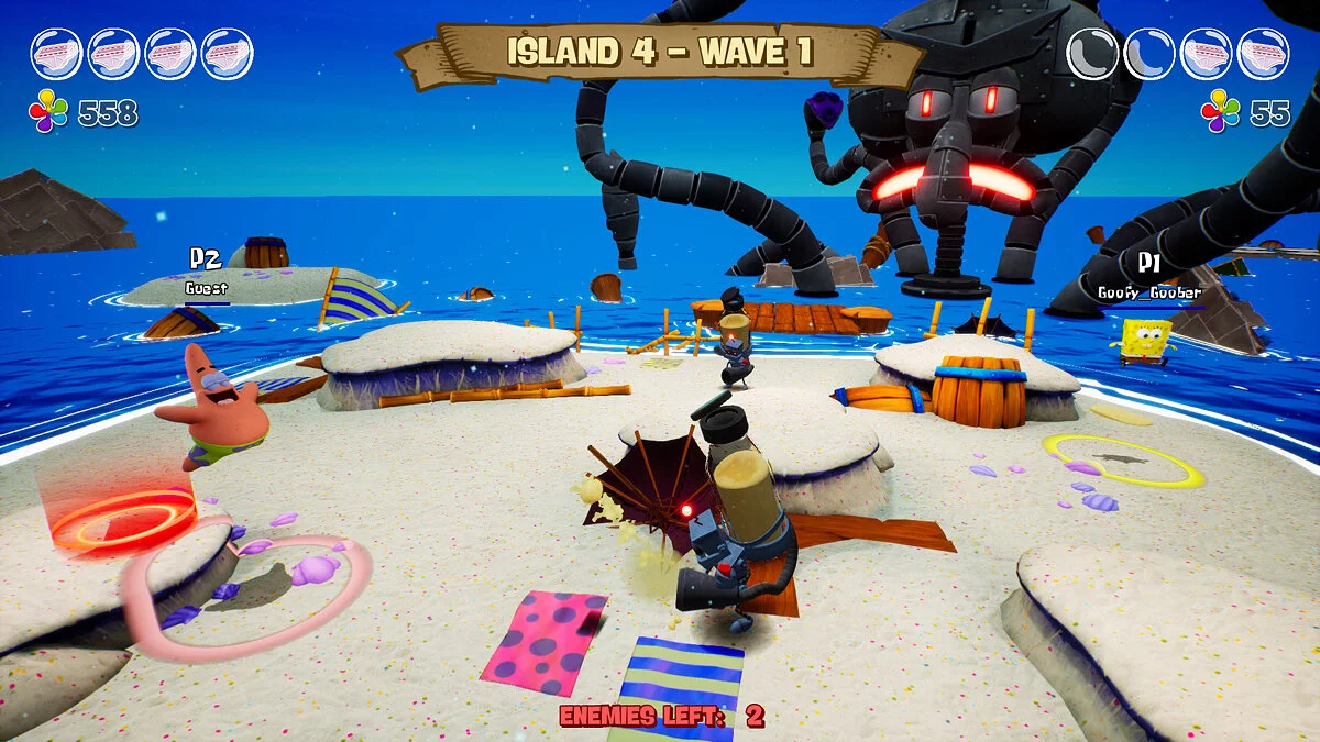Скриншоты из SpongeBob SquarePants: Battle for Bikini Bottom - Rehydrated