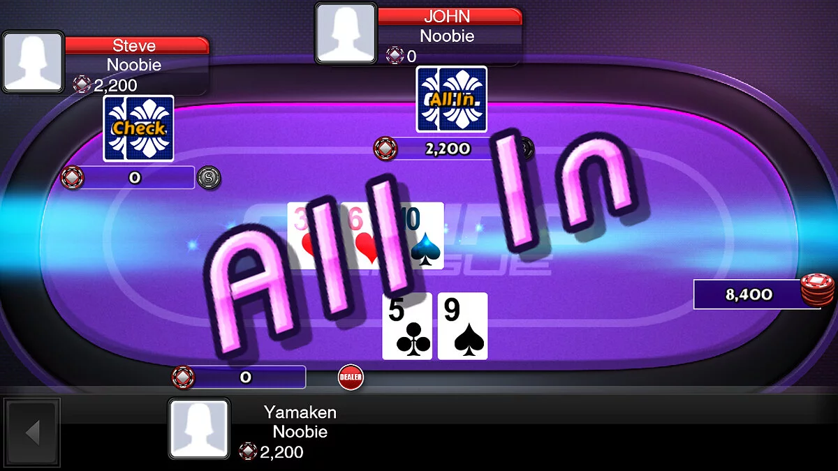 Скриншоты из Casino League Texas Hold'Em
