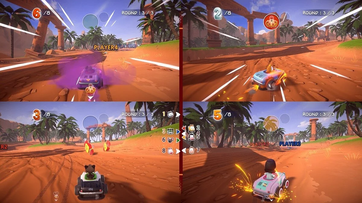 Скриншоты из Garfield Kart - Furious Racing