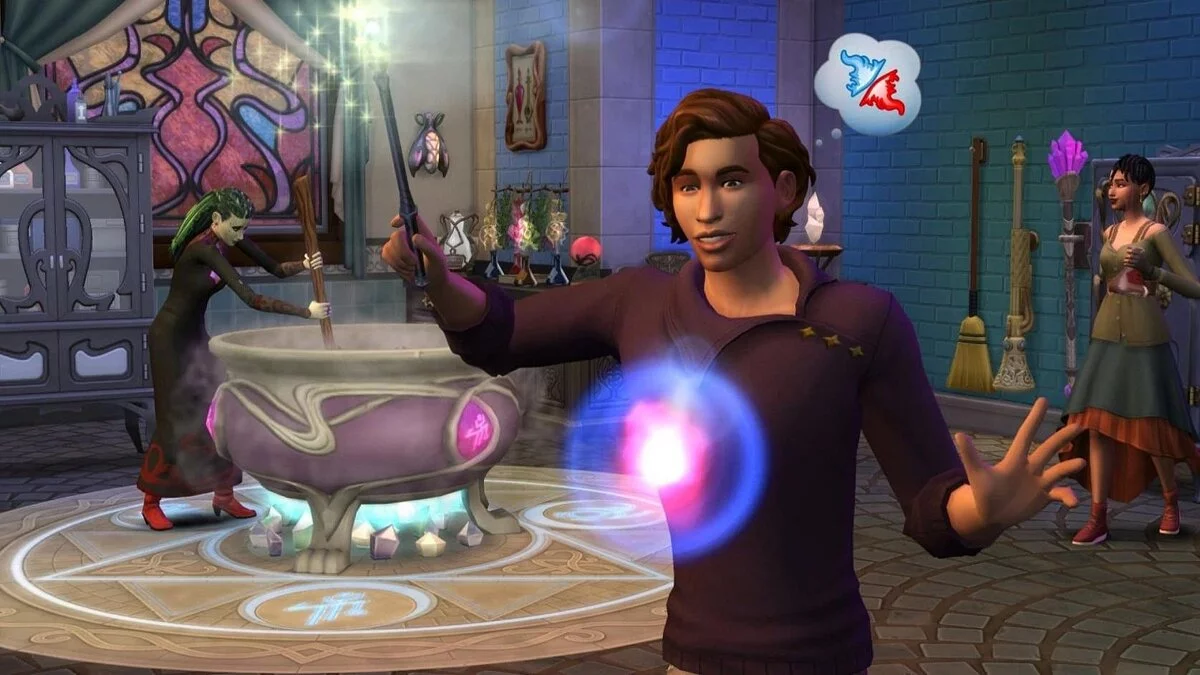 Скриншоты из The Sims 4: Realm of Magic