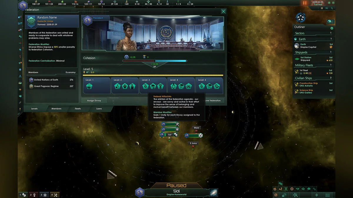Скриншоты из Stellaris: Federations