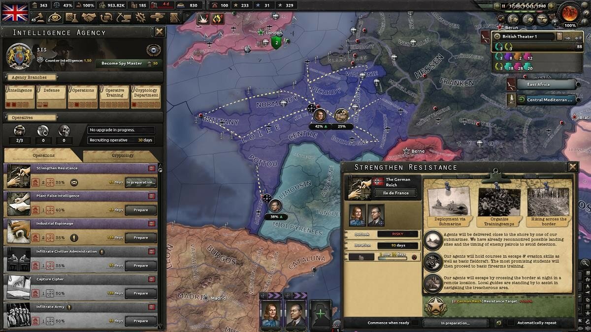 Hearts of Iron 4: La Resistance - что это за игра, трейлер, системные  требования, отзывы и оценки, цены и скидки, гайды и прохождение, похожие  игры