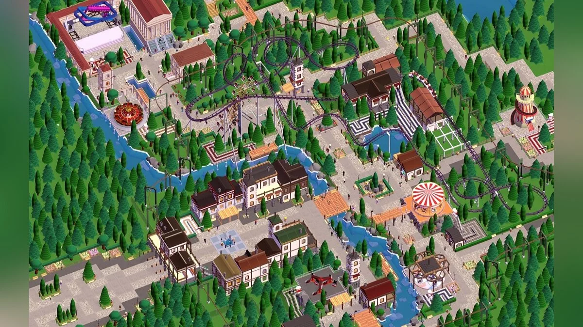Скриншоты из Parkitect
