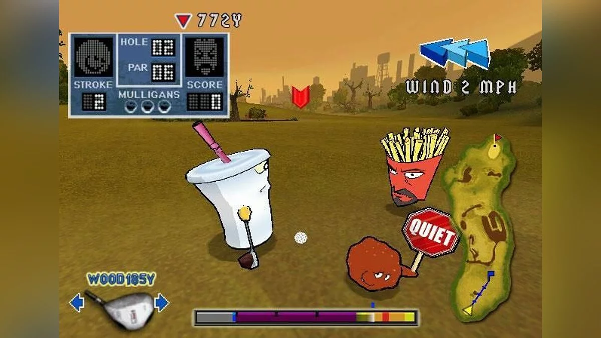 Скриншоты из Aqua Teen Hunger Force: Zombie Ninja Pro-Am