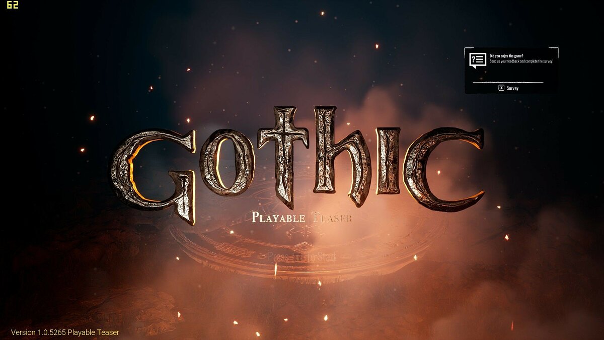 Gothic playable teaser что это