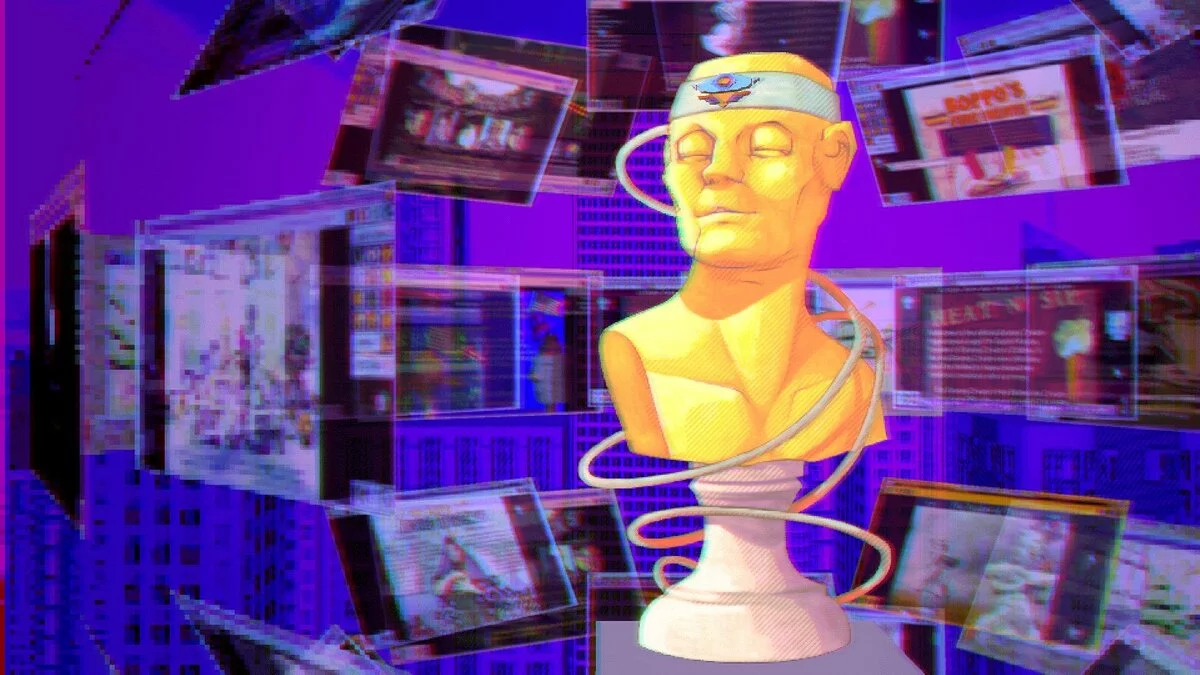 Арт из Hypnospace Outlaw