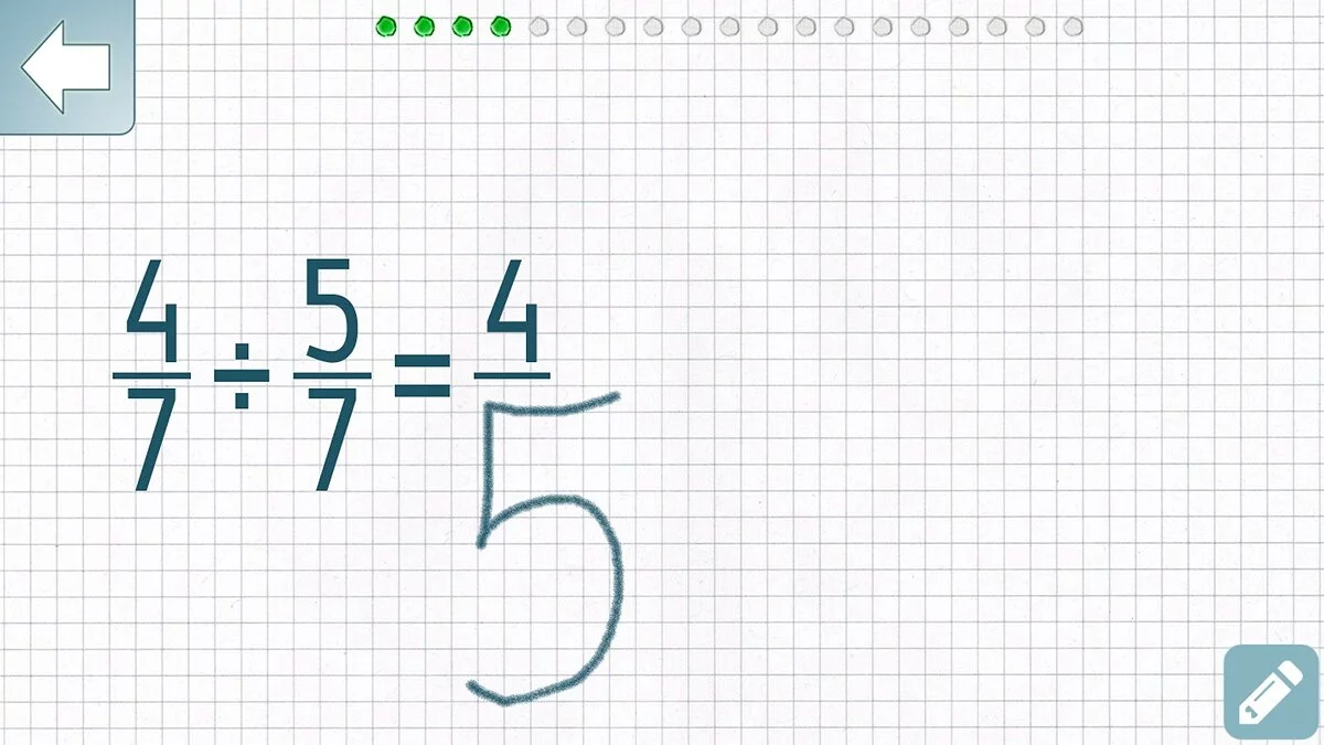 Скриншоты из Dividing Fractions