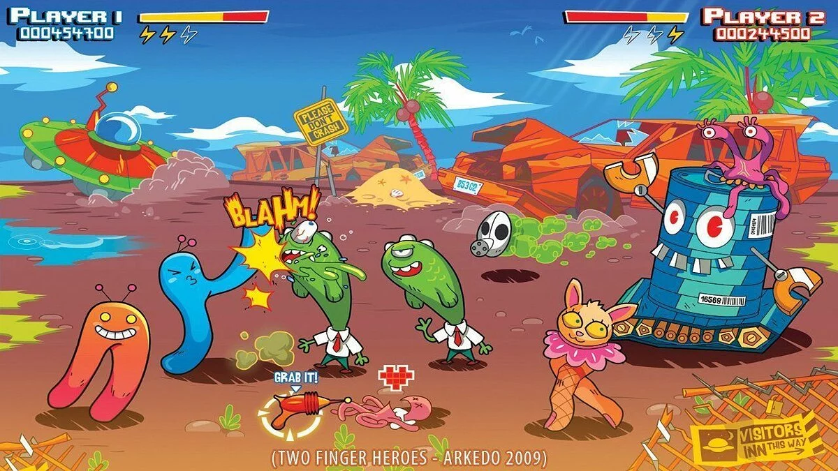 Скриншоты из 2-Finger Heroes