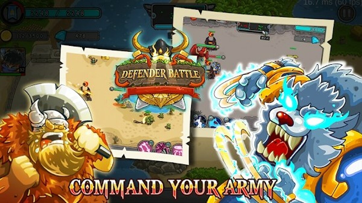 Defender Battle: Hero Kingdom Wars — Strategy Game - что это за игра,  трейлер, системные требования, отзывы и оценки, цены и скидки, гайды и  прохождение, похожие игры