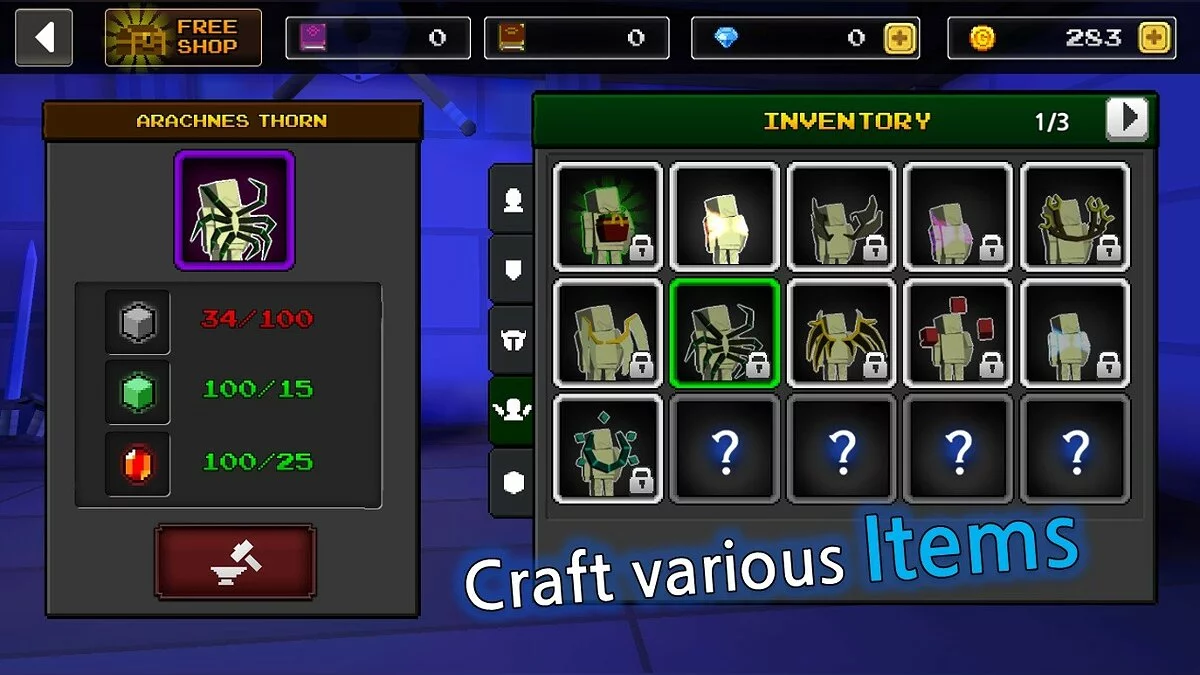 Скриншоты из Pixel Blade - 3D Action Rpg