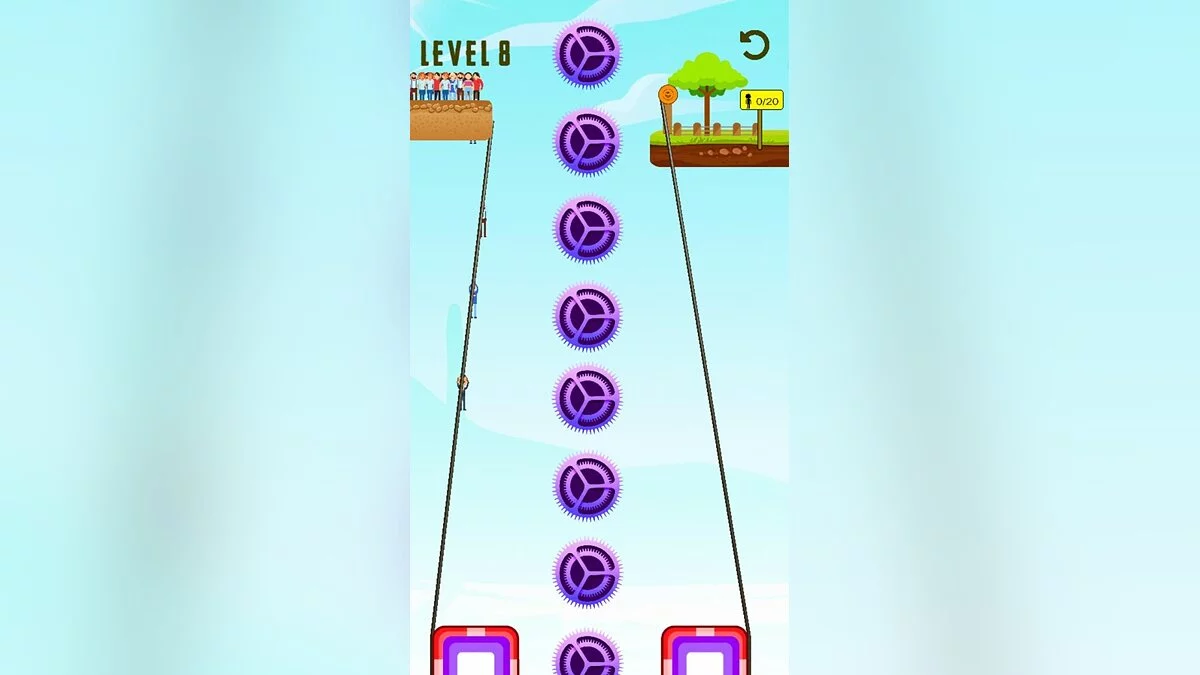 Скриншоты из Rope Swing 2D