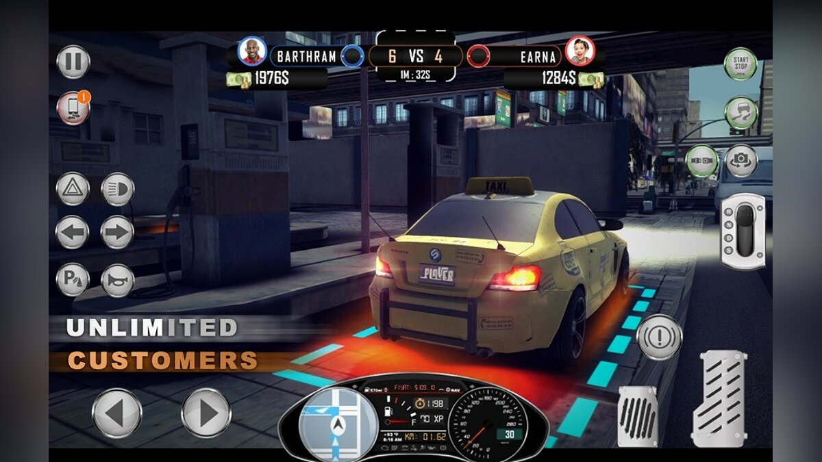 Amazing Taxi Simulator V2 2019 - что это за игра, трейлер, системные  требования, отзывы и оценки, цены и скидки, гайды и прохождение, похожие  игры