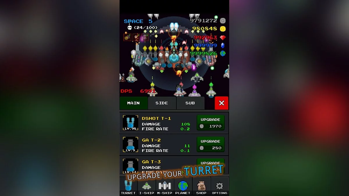 Скриншоты из Grow Spaceship - Galaxy Battle