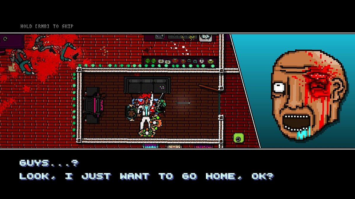 Hotline Miami 2: Wrong Number черный экран