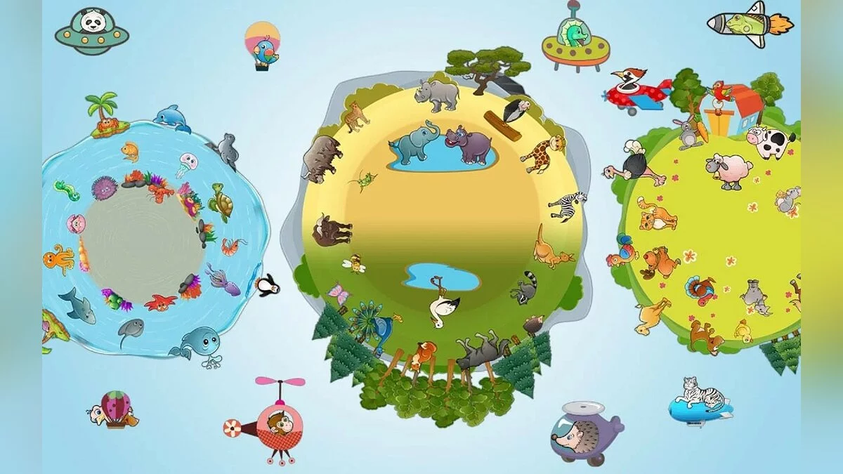 Скриншоты из Kids Puzzle - learn 82 animals