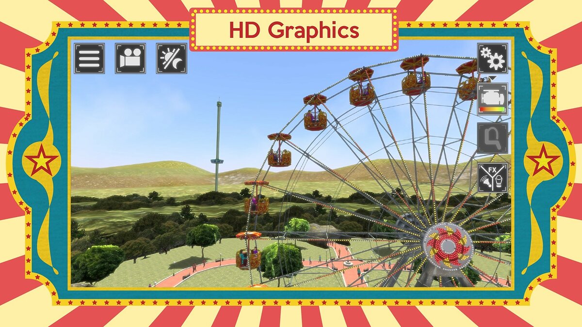 Ferris wheel - Theme park simulator - что это за игра, трейлер, системные  требования, отзывы и оценки, цены и скидки, гайды и прохождение, похожие  игры Ferris wheel — Funfair Amusement park