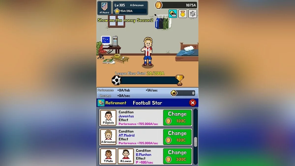 Скриншоты из Soccer Star Clicker