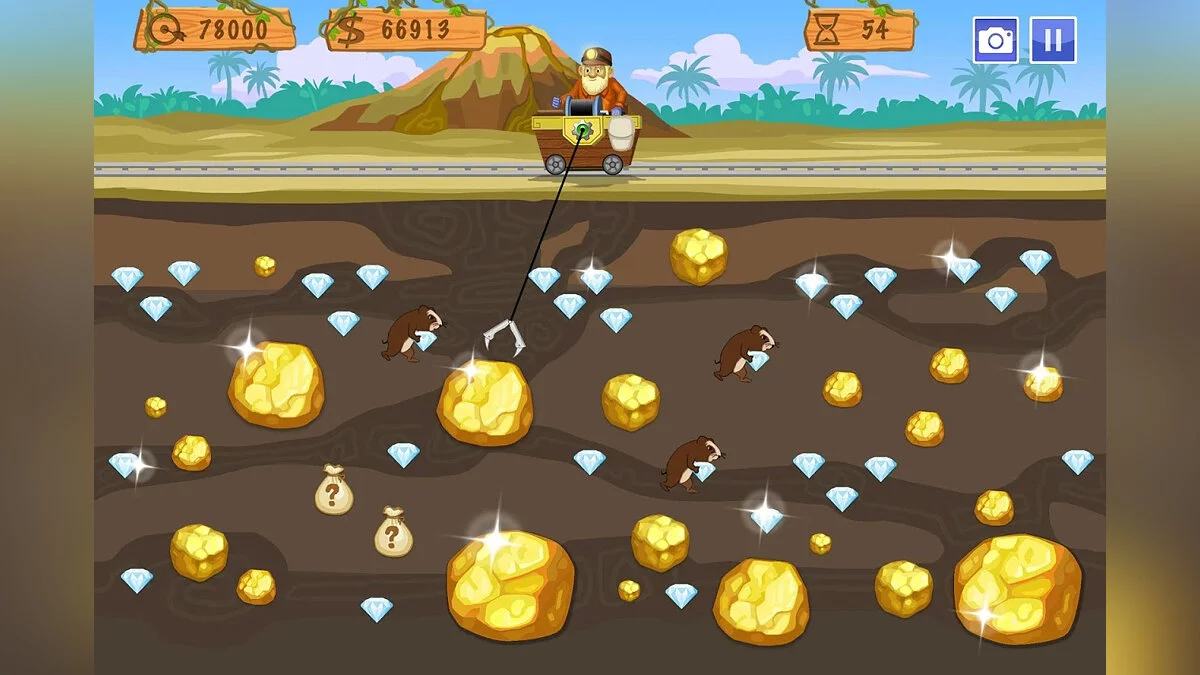 Скриншоты из Gold Miner Vegas: Gold Rush