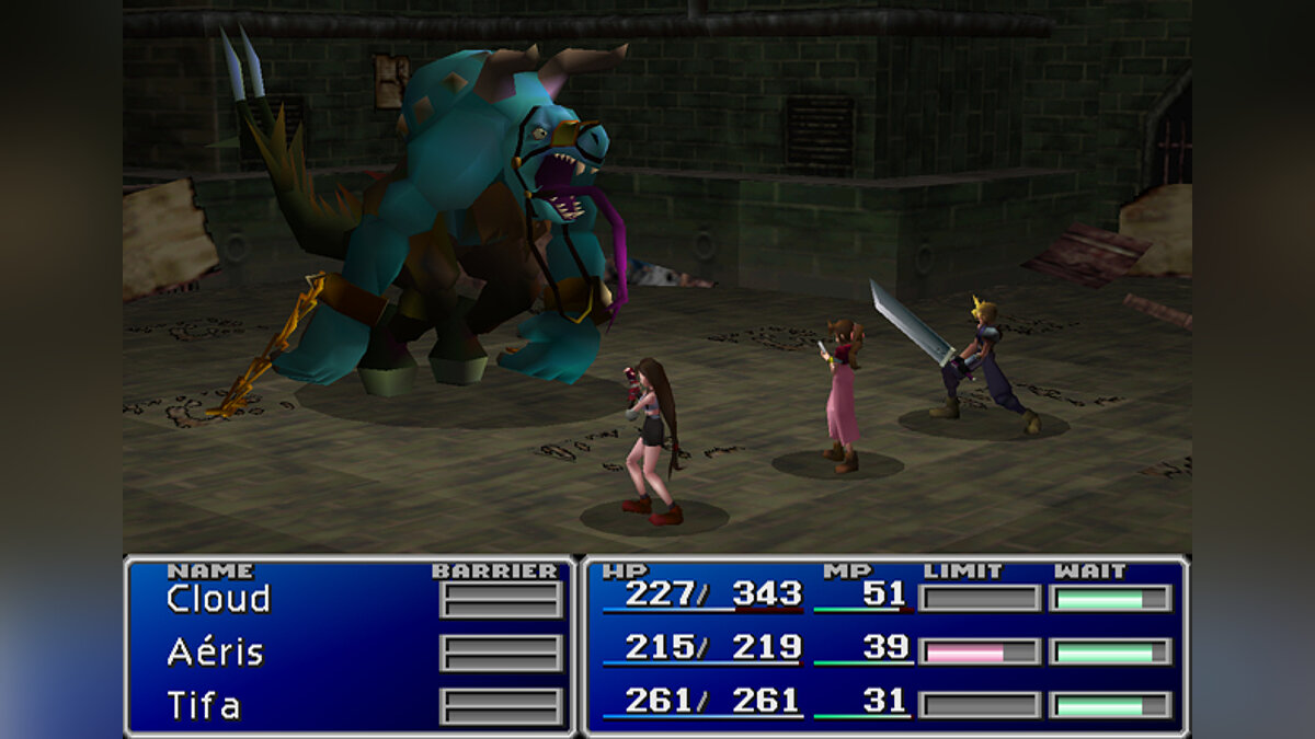 Final Fantasy java. FFVII PC ugly graphic.