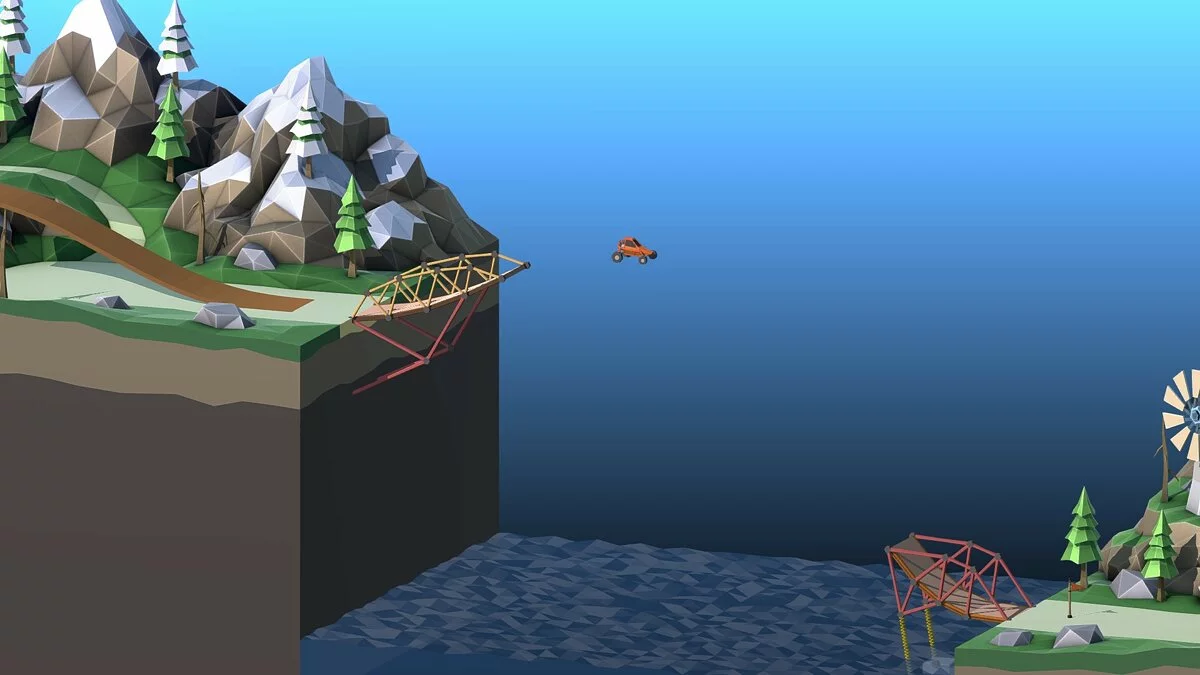 Скриншоты из Poly Bridge 2