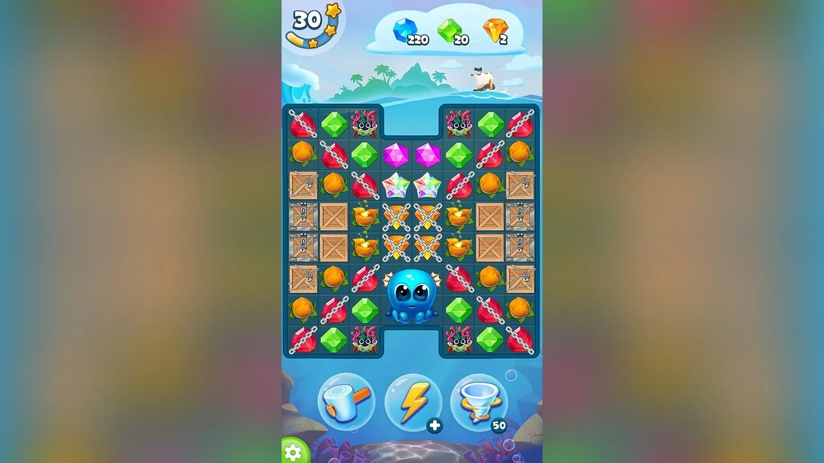 Скриншоты из Pirate Treasures - Gems Puzzle