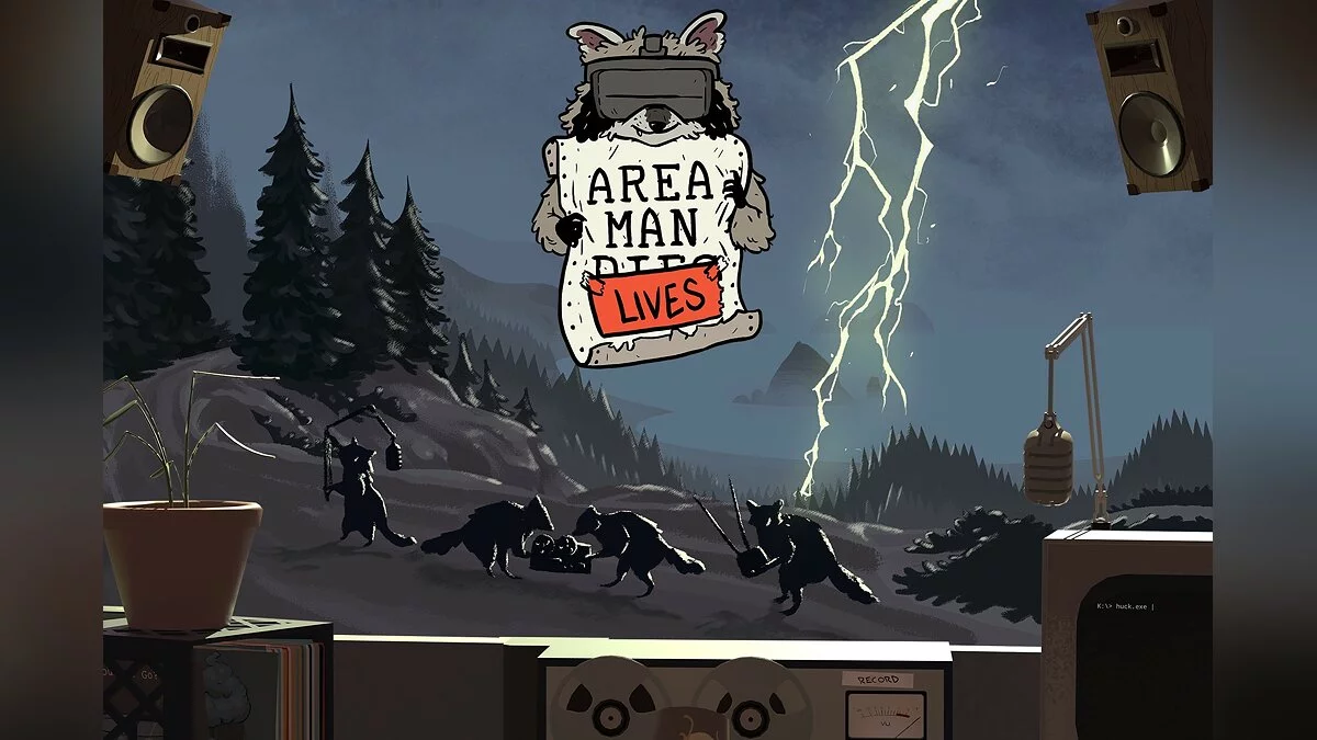 Арт из Area Man Lives