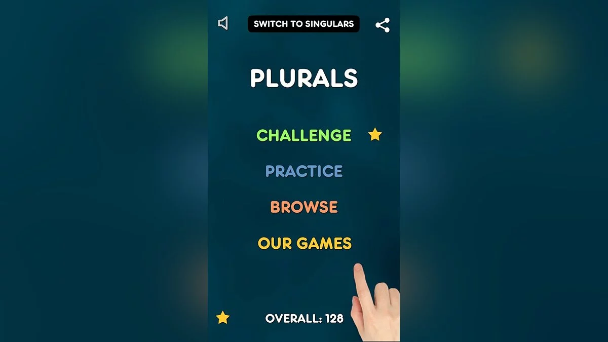Скриншоты из Plurals and Singulars Test & Practice