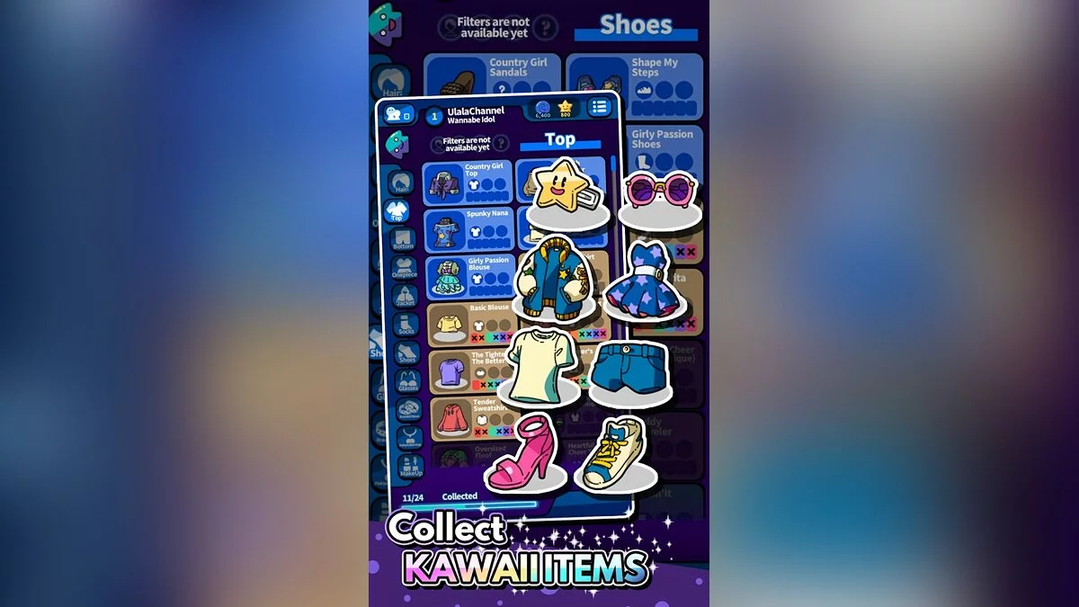 Скриншоты из Galaxxy Idols PV: Dress Up and Runway