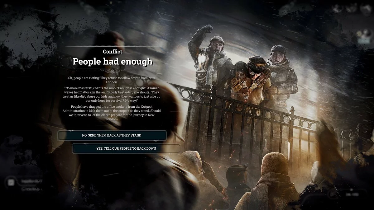 Скриншоты из Frostpunk: On The Edge