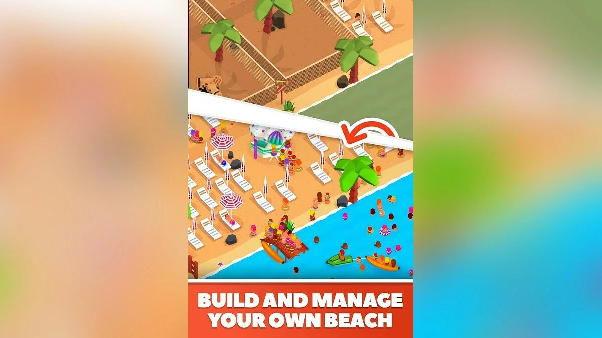 Скриншоты из Idle Beach Tycoon: Cash Manager Simulator