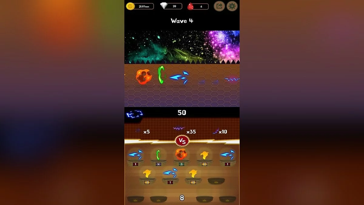 Скриншоты из EffectParty: Idle Merge Effect