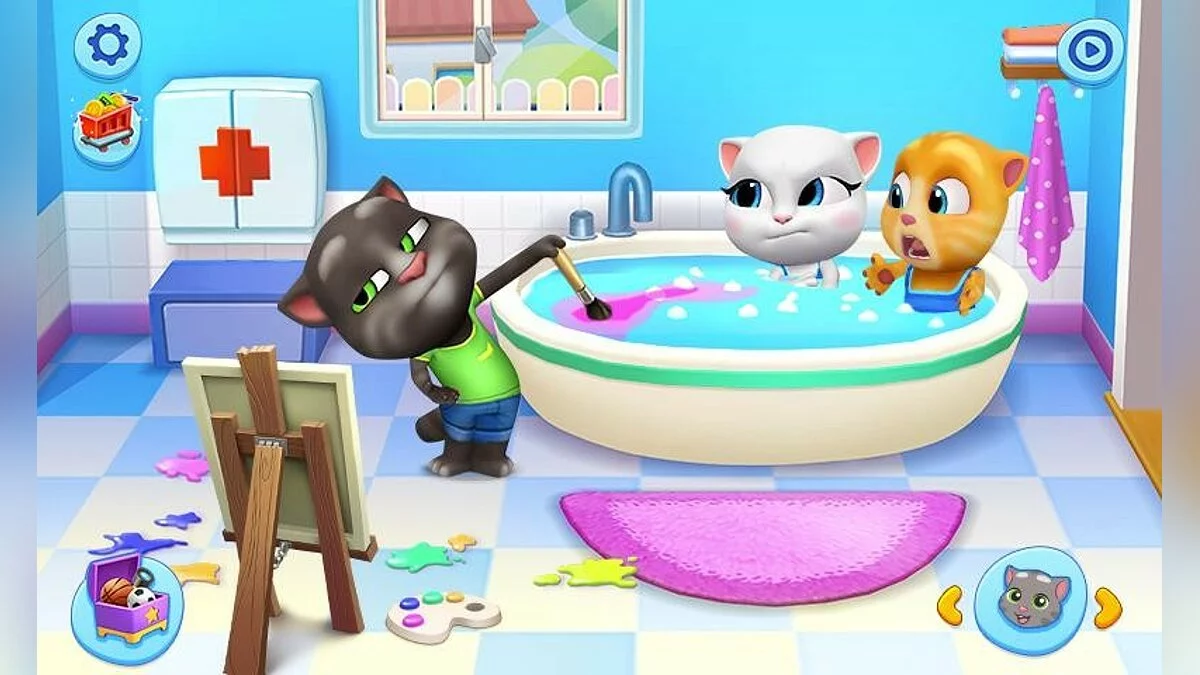 Скриншоты из My Talking Tom Friends