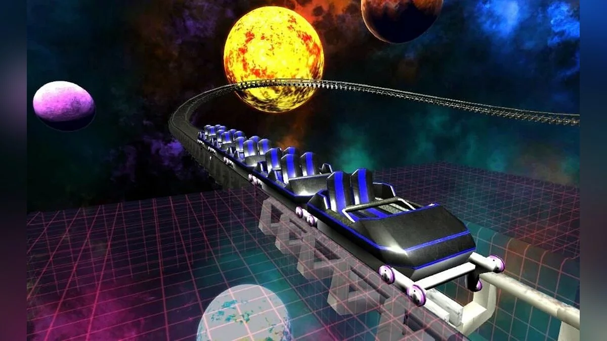 Скриншоты из Space Roller Coaster VR