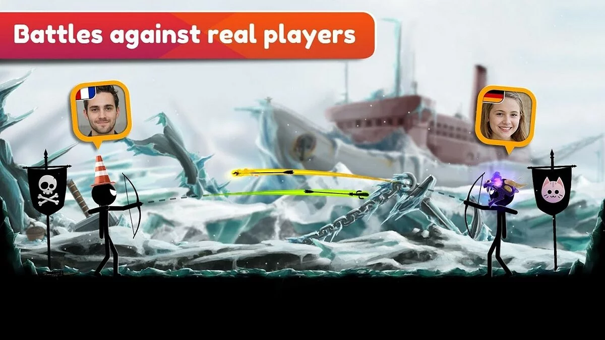 Скриншоты из Stickman Archer