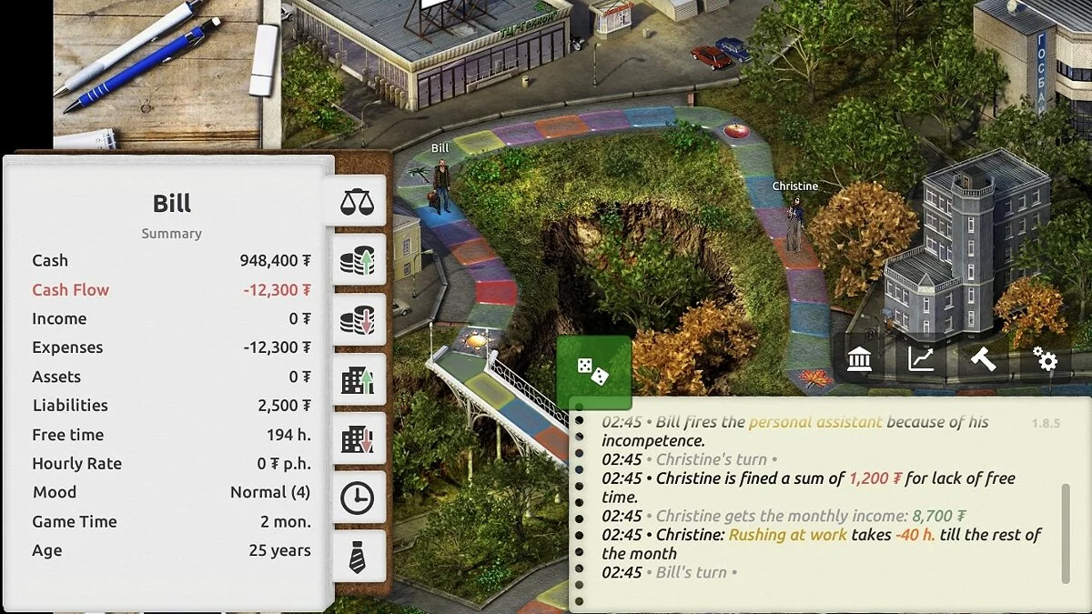 Скриншоты из Timeflow: Time and Money Sim