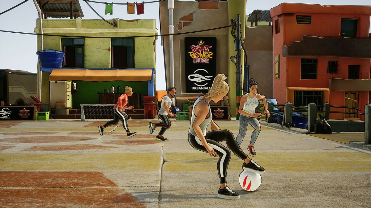 Street Power Football черный экран