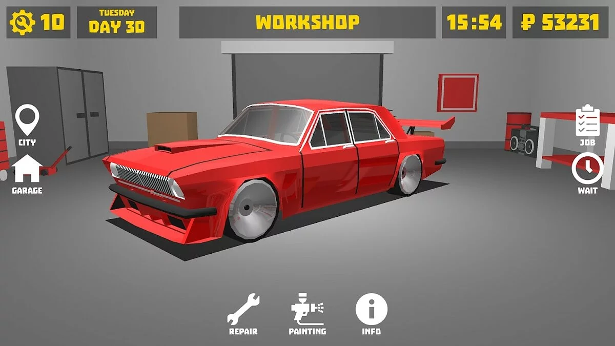 Скриншоты из Retro Garage - Car Mechanic Simulator