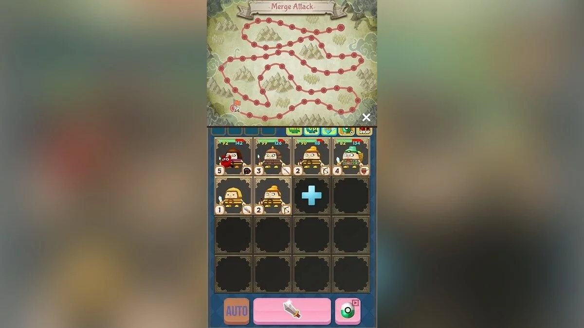 Скриншоты из Merge Attack: Attack on Legion