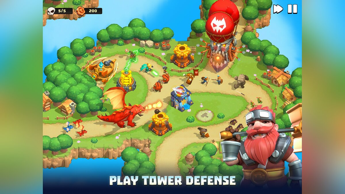 ТОП-8 - игры, похожие на Wild Sky TD: Tower Defense in 3D Fantasy Kingdom -  список лучших игр наподобие Wild Sky TD: Tower Defense in 3D Fantasy Kingdom