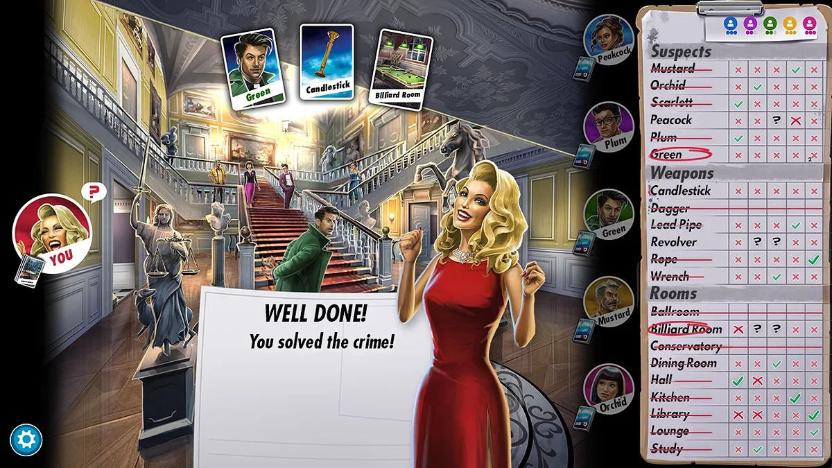 Скриншоты из Clue/Cluedo: The Classic Mystery Game