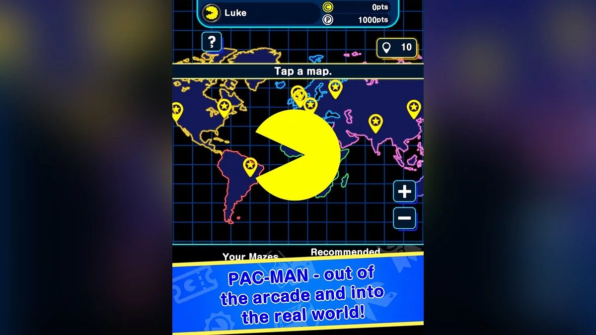 Скриншоты из Pac-Man Geo