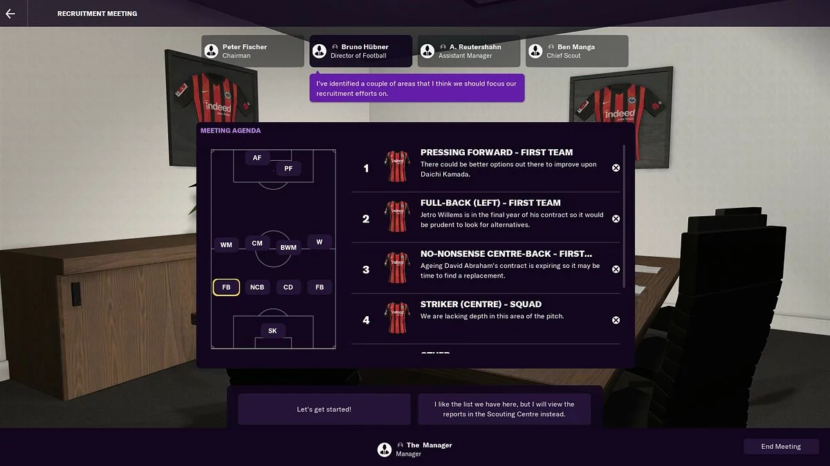 Скриншоты из Football Manager 2021