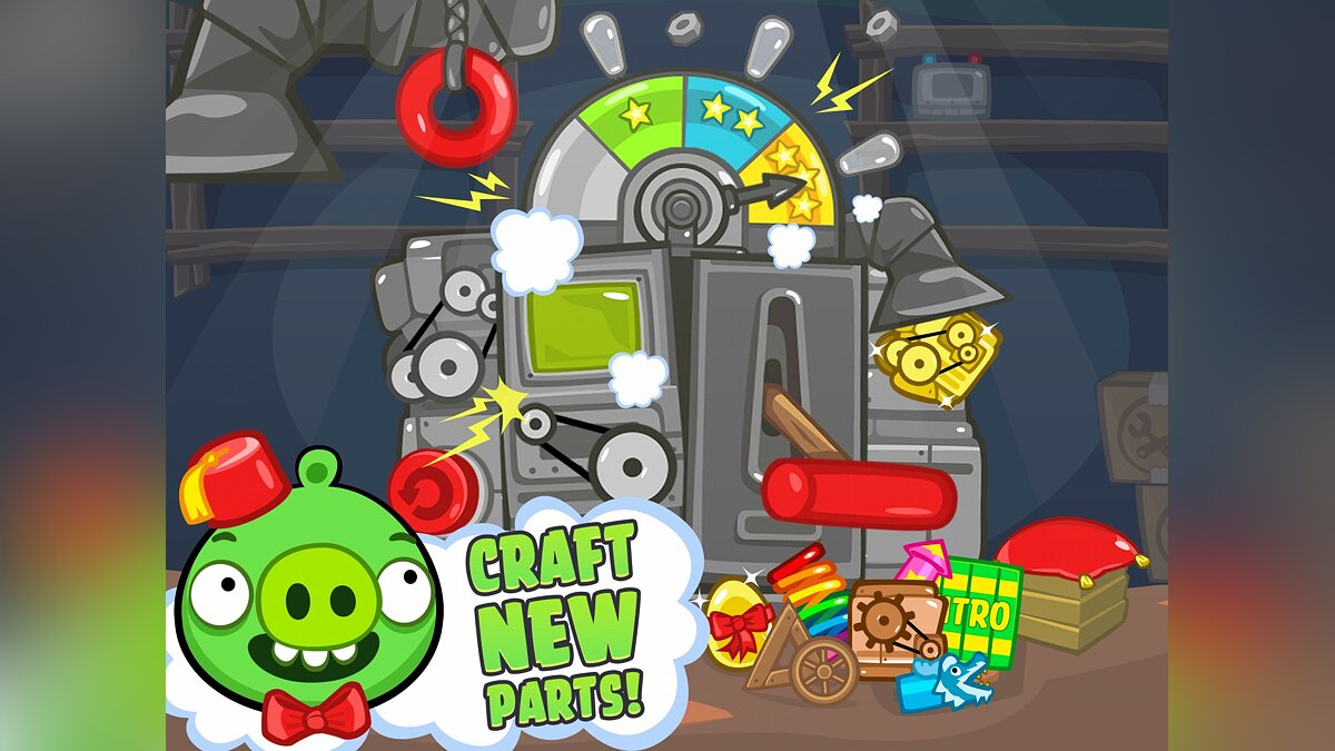 Bad Piggies - что это за игра, трейлер, системные требования, отзывы и  оценки, цены и скидки, гайды и прохождение, похожие игры